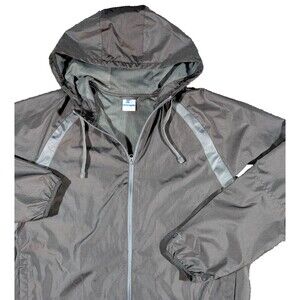 Starter Windbreaker Vintage Jacket Mens L Lined Vented Hooded Full Zip Outdoor